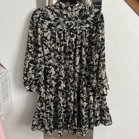 Misa Los Angeles Mita Tonal Abstract Dress Small NWT - Picture 8 of 12